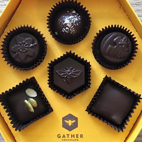 Six Gather Chocolates